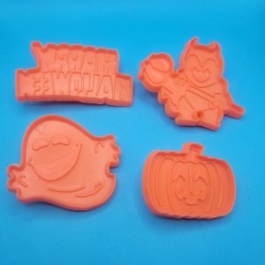 Vintage Halloween Plastic Cookie Cutters